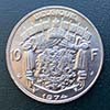 Bélgica - Moneda 10 Francos 1974