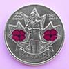 Canadá - Moeda 25 centavos 2010 \"Fim da 2ª Guerra Mundial