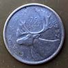 Canadá -  Moneda  25 centavos 1957