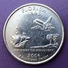 Estados Unidos - Moneda 25 centavos \'Florida\' 2004 (P)