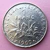 França - Moeda  1 Franco 1960