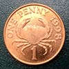 Guernsey - Moneda 1 penique 1998