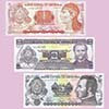 Honduras - Banknotes lot 1 / 2 / 5 Lempiras 2008
