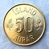 Islandia - Moneda  50 Aurar 1974