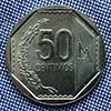 Peru - Coin  50 Sol cents 2010