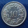 Suiza - Moneda 10 Rappen 1970