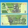 Zimbabue - Billete   2 Dólares 2019
