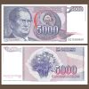 Yugoslavia - Billete 5.000 Dinares 1985