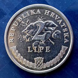 Croacia - Moneda 2 Lipe 1998