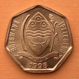 Botswana - Coin 5 Thebe 1998