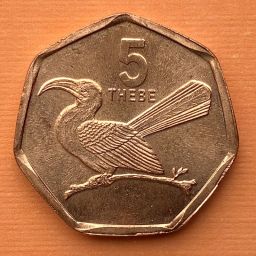 Botsuana - Moneda 5 Thebe 1998