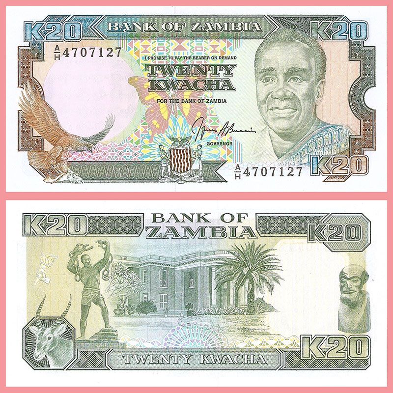 Zambia - Banknote 20 Kwacha 1991