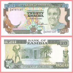 Zambia - Banknote 20 Kwacha 1991