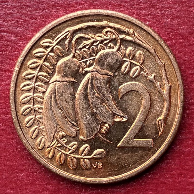 New Zealand - Coin 2 cents 1987