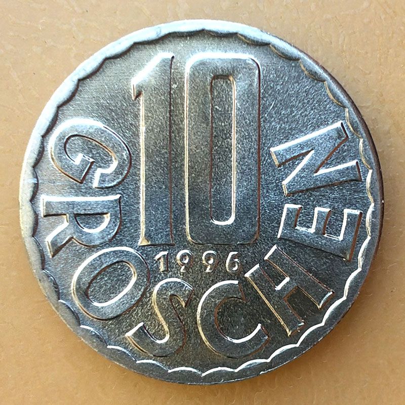 Austria - Coin 10 Groschen 1996