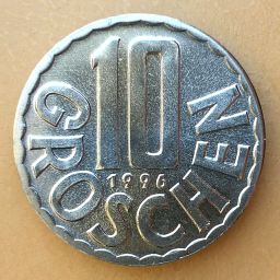 Austria - Moneda 10 Groschen 1996
