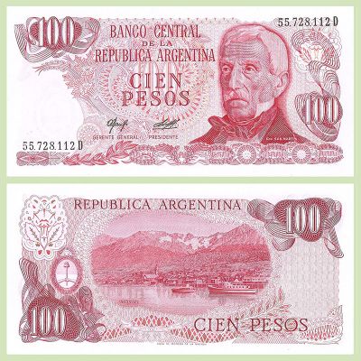 Argentina - Banknote 100...