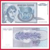 Yugoslavia - Billete 100 Dinares 1992