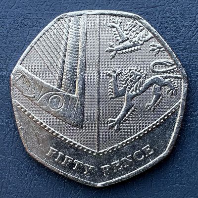 Gran Bretaña - Moneda 50...