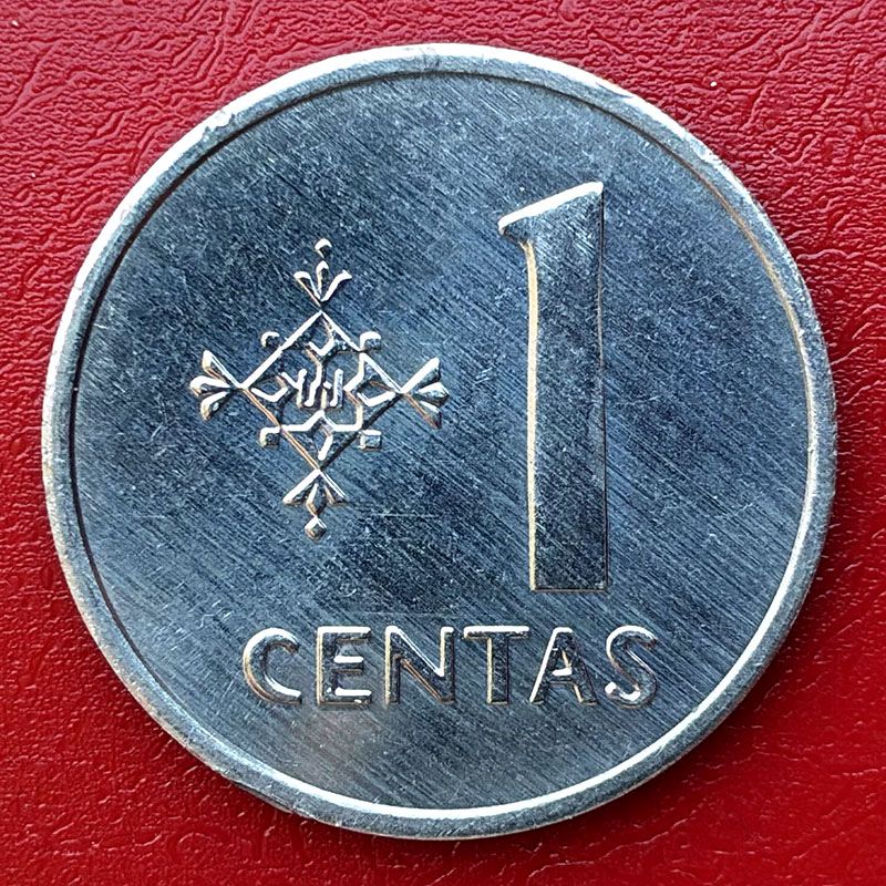 Lithuania - Coin 1 cent 1991