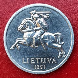 Lithuania - Coin 1 cent 1991