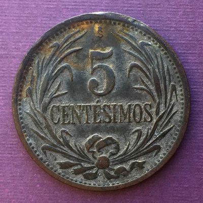 Uruguay - Coin 5 cents 1951