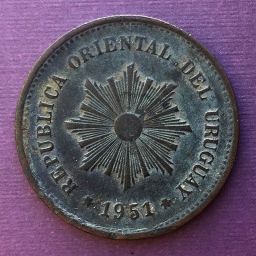 Uruguay - Moneda 5 centésimos 1951