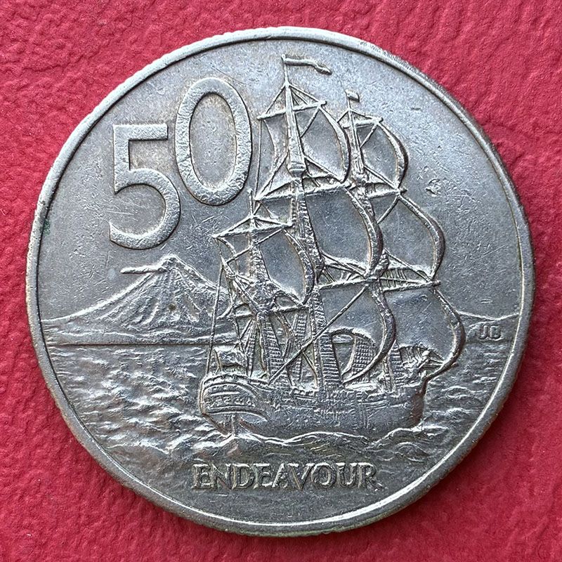 New Zealand - Coin 50 cents 1986