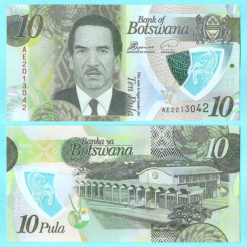 Botsuana - Billete 10 Pula 2018