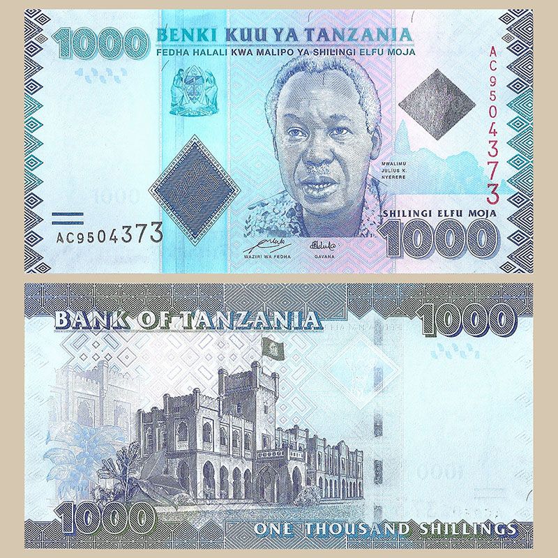 Tanzania - Banknote 1,000 Shilingi 2010