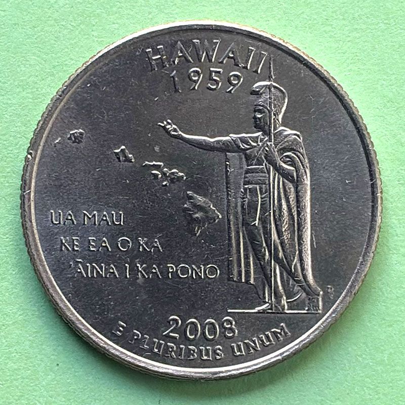 United States - Coin 25 cents 2008 D - Hawaii