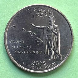 United States - Coin 25 cents 2008 D - Hawaii