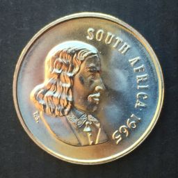 Sudáfrica - Moneda 5 centavos 1965 (Proof)