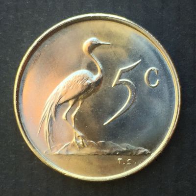 South Africa - Coin 5 cents...