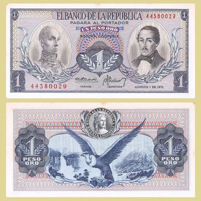 Colombia - Billete 1 Peso...