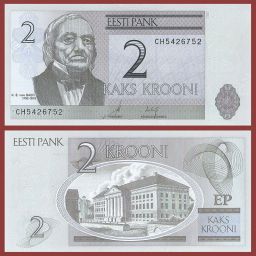 Estonia - Banknote 2 Krooni 2007