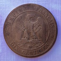 Francia - Moneda 10 céntimos 1861 (K)