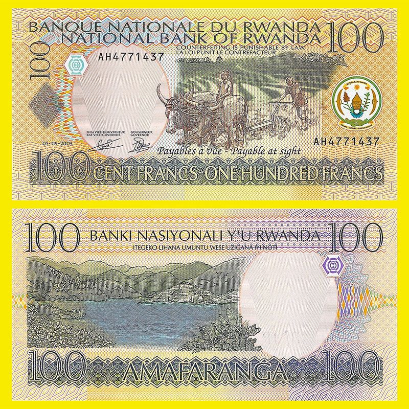 Rwanda - Banknote 100 Francs 2003