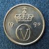 Noruega - Moneda 10 Ore 1990