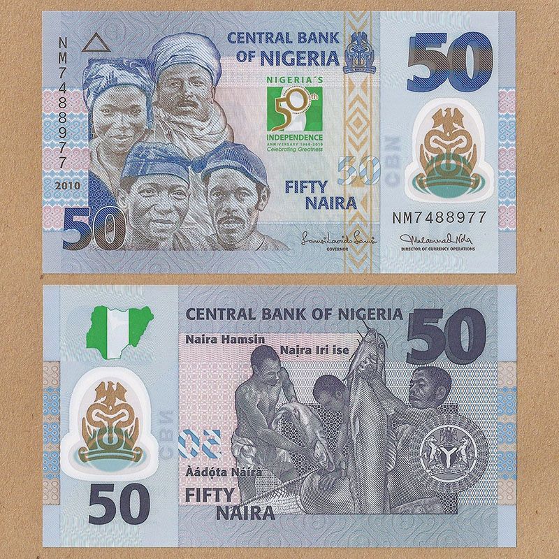 Nigeria - Billete 50 Naira 2010