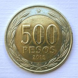 Chile - Moneda 500 Pesos 2015