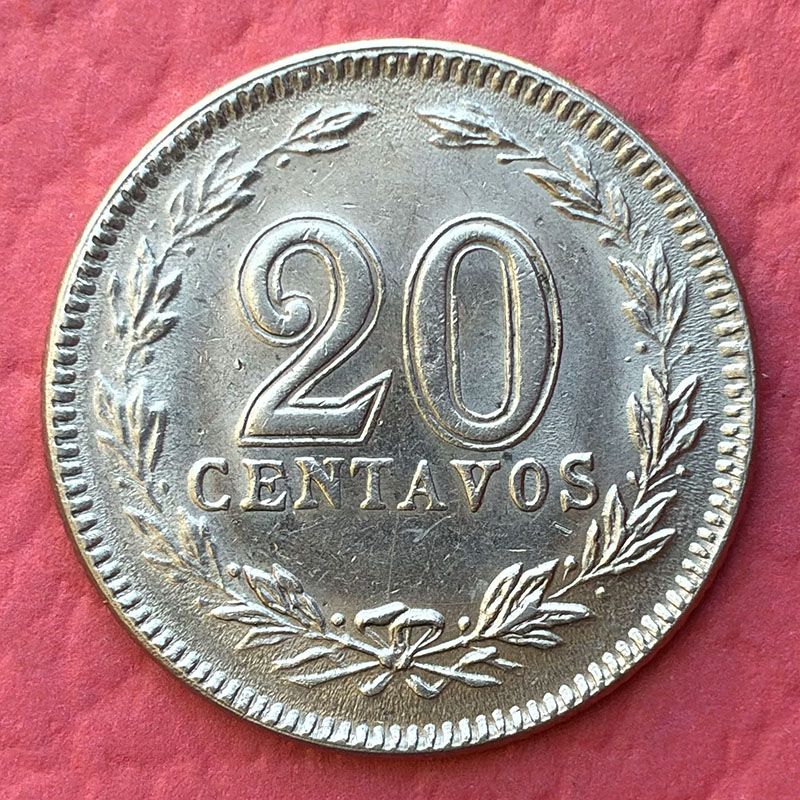 Argentina - Coin 20 cents Mon. Nac. 1942