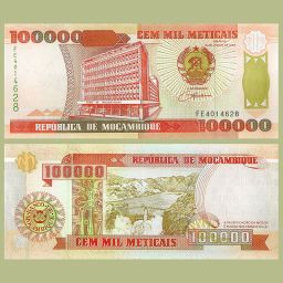 Mozambique - Billete 100.000 Meticais 1993
