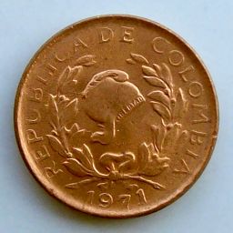 Colombia - Coin 1 cent 1971