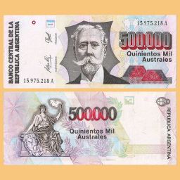 Argentina - Banknote 500,000 Australes 1990 (2899)