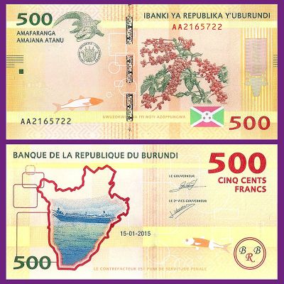 Burundi - Billete 500...