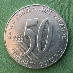 Ecuador - Coin 50 cents 2000