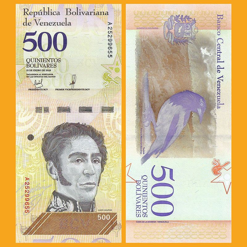 Venezuela - Banknote 500 Bolivares Fuertes 2018