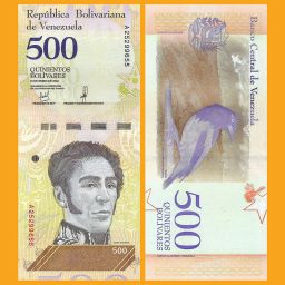 Venezuela - Banknote 500 Bolivares Fuertes 2018