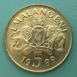 Swaziland - Coin 5 Emalangeni 1999
